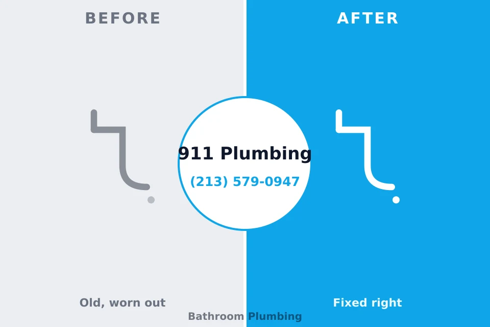 Before and after: plumbing repair Surgoinsville, TN